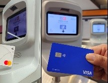 Las tarjetas bancarias sin contacto presentan el icono de wifi en la parte frontal. METRO CDMX