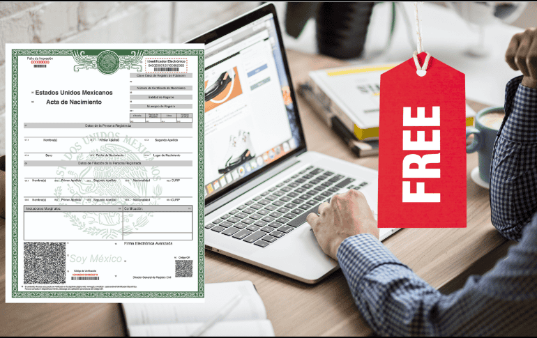 Descargar tu acta de nacimiento digital es fácil, práctico y gratis en el estado de Jalisco; aquí te compartimos los detalles. CANVA/ ESPECIAL/ GOBIERNO DE MÉXICO/ www.gob.mx