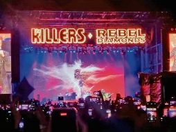 La agrupación se presentó ante un público eufórico. CORTESÍA