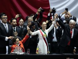 Sheinbaum mencionó que admirada a la diputada por su excelencia académica. EFE/J. Méndez