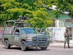 Dos mil 500 elementos de seguridad federal que han llegado a Sinaloa. AFP/I. Medina