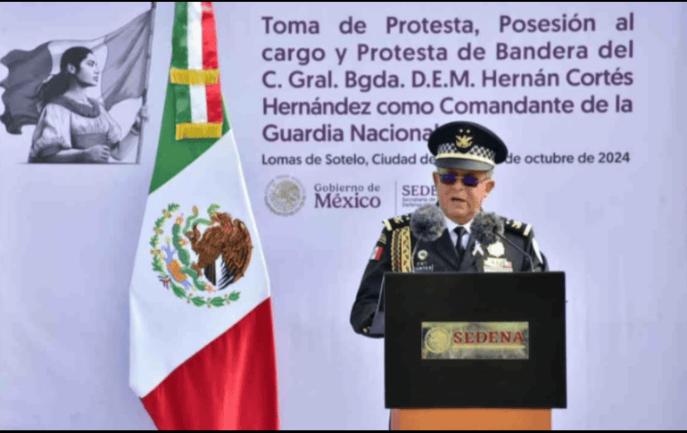 Por primera vez se le otorga el mando de la GN a un General en el servicio activo. CORTESÍA