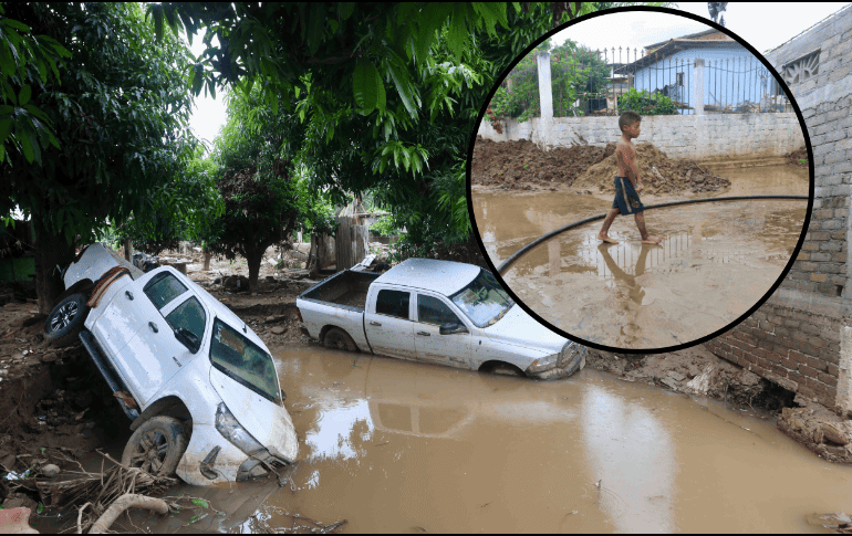 En las imágenes, estragos por inundaciones tras el paso del huracán 