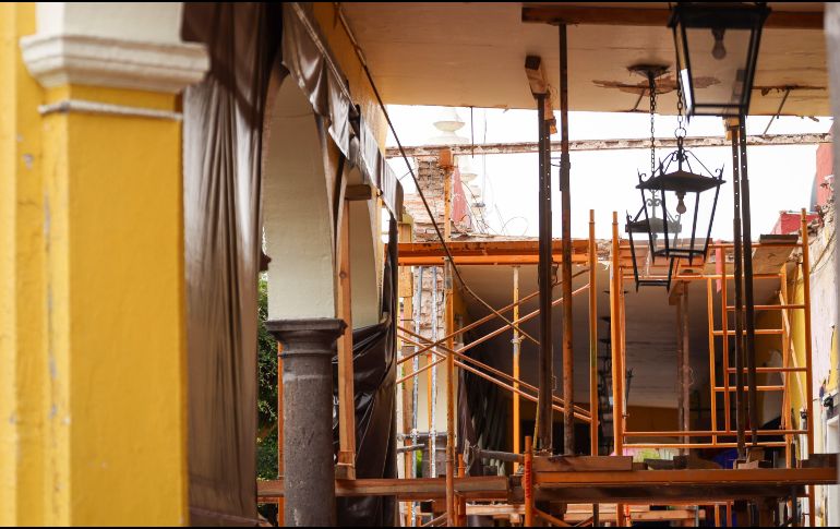 Ningún comercio ni locatario puede regresar al Parián hasta que no se tengan los resultados del nuevo dictamen. EL INFORMADOR / H. Figueroa