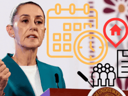En “La Mañanera” de este lunes Claudia Sheinbaum compartió detalles de los meses en que se estará llevando el censo del programa “Casa por Casa”. EFE/ José Méndez/ CANVA/ ESPECIAL