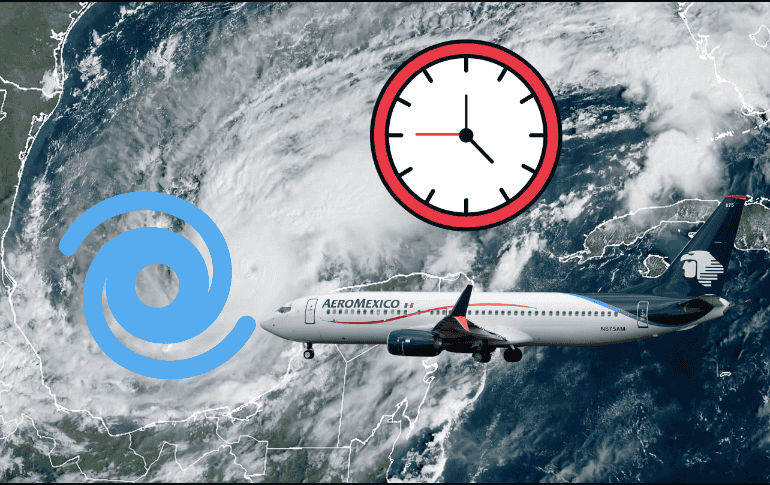 El AICM aconsejó a los usuarios mantenerse atentos a las indicaciones de las autoridades de protección civil y a los avisos de sus aerolíneas. EFE/ ESPECIAL/ CANVA