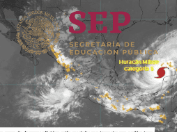 Se determinó suspender las clases hasta nuevo aviso en los siguientes estados. ESPECIAL/X/@conagua_clima.