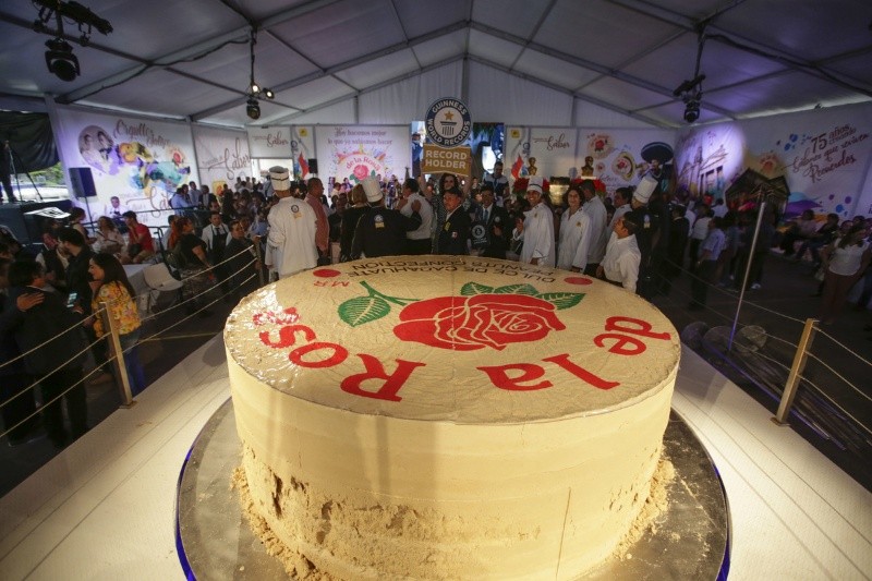 En la fotografía, el Mazapán más grande realizado en Jalisco en el 2018. Pesó 8 toneladas con 200 kilos. EL INFORMADOR/ARCHIVO