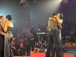 Nodal compartió a través de su historia de Instagram, un vistazo de la sorpresa que le dio a su esposa. ESPECIAL.