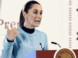 Claudia Sheinbaum, en la mañanera de hoy 10 de octubre. EFE / J. Méndez