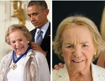 Ethel Kennedy fue condecorada hace unos años con la Medalla Presidencial de la Libertad. EFE / Michael Reynolds / AP / ARCHIVO