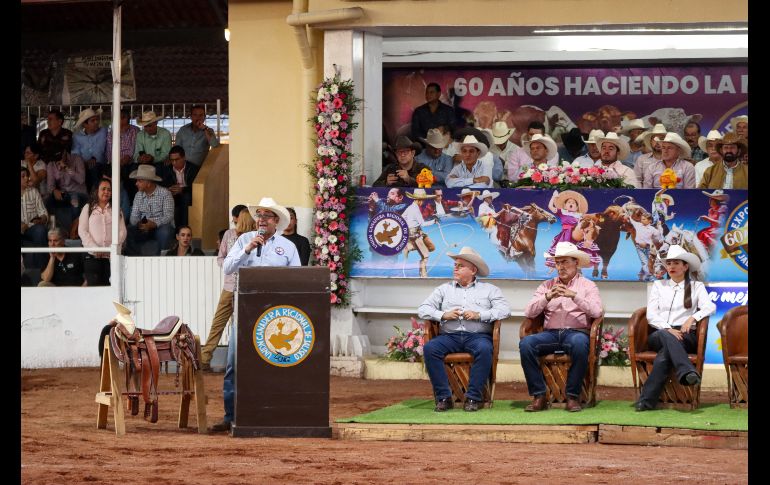 Esta tarde se inauguró la 60° edición de la Expo Ganadera en sus instalaciones, ubicadas en la calzada Huascato número 915, en la colonia El Álamo, en el municipio de Tlaquepaque. EL INFORMADOR / H. Figueroa