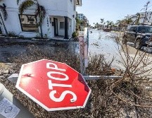 El huracán tocó tierra la noche del miércoles en Siesta Key, cerca de la ciudad de Sarasota. EFE/C. HERRERA