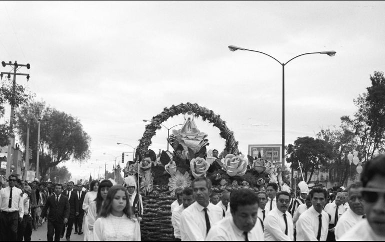 El 12 de octubre de 1971 se realizó una de las más grandes Romerías hasta ese momento. Se unieron miles de peregrinos. EL INFORMADOR/ARCHIVO