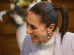 La mandataria del poder judicial, Claudia Sheinbaum, muestra su foro oficial presidencial. X / @Claudiashein