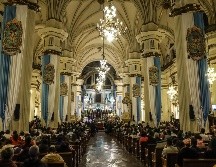La misa para despedir a la Virgen de Zapopan en la Catedral Tapatía fue presidida por el obispo auxiliar de Guadalajara. EL INFORMADOR/ A. Navarro