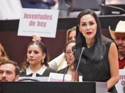 Merilyn Gómez Pozos, presidenta de la Comisión de Presupuesto de la Cámara de Diputados, reitera su compromiso de brindar mejores condiciones a la población. ESPECIAL