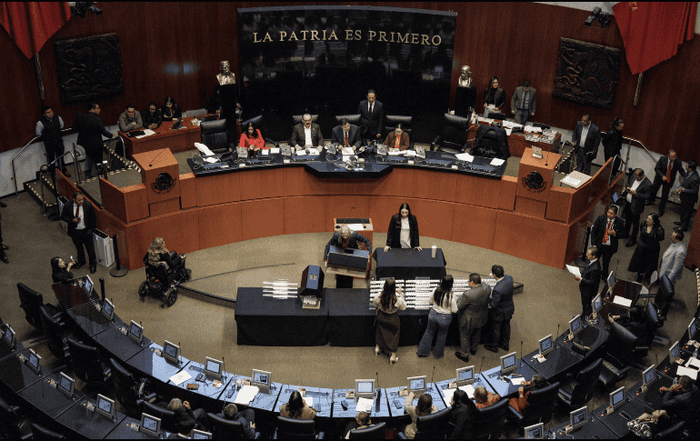 La reforma judicial sigue dando de qué hablar y luego de la tómbola en el Senado, magistrados y jueces fijaron su postura.  SUN / Y. M. Osnaya