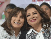En febrero de este año, la candidata presidencial Claudia Sheinbaum Pardo la incorporó a su campaña como enlace empresarial. INSTAGRAM / @anamarialomeli1