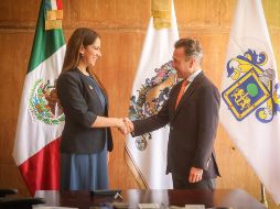 El gobernador electo también abordó el proyecto del tren México-Querétaro-Guanajuato-Guadalajara,. CORTESÍA.