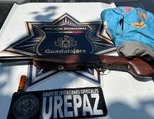 El ahora detenido, identificado como Alonso Alejandro ‘N’ de 38 años de edad fue puesto a disposición de las autoridades. ESPECIAL/ Policía de Guadalajara