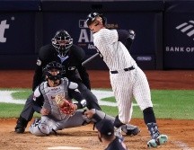 Aaron Judge conectó su primer cuadrangular de esta postemporada. EFE/EPA/S. Yenesel