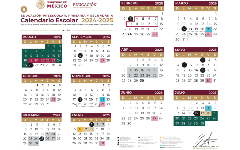  CALENDARIO 2024-2025/SEP