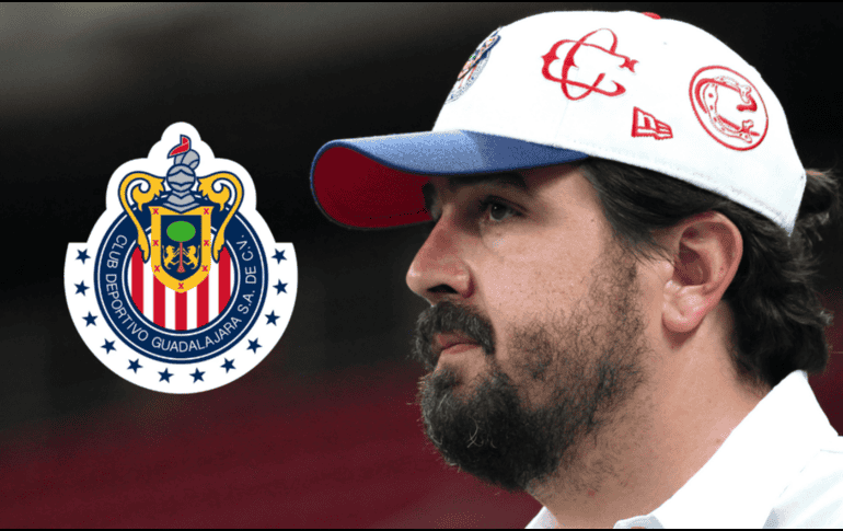 Amaury Vergara, actual presidente del Club Deportivo Guadalajara. IMAGO 7 / CANVA