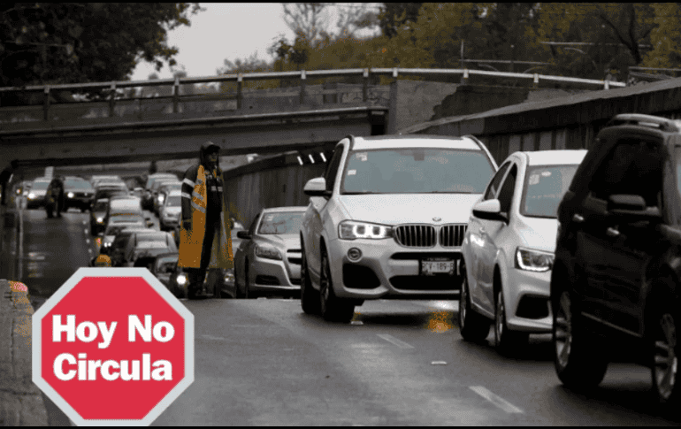 El Hoy No Circula aplica en las 16 alcaldías de la CDMX y en 18 municipios de Edomex. ESPECIAL/EFE/ARCHIVO.