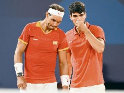 Nadal y Alcaraz jugaron dobles juntos en los Juegos de París y podrían volver a formar equipo para la Copa Davis. AFP/C. De Souza