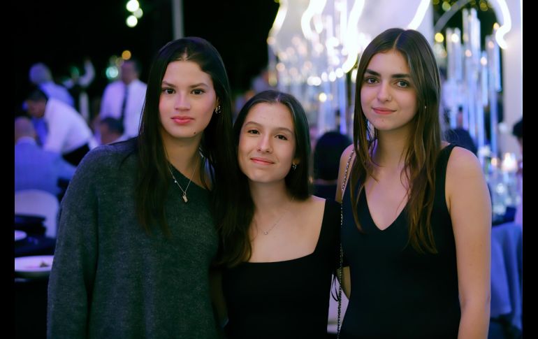 Natalia Pérez, Arantza Ortiz y Alana Maldonado. GENTE BIEN JALISCO/ C. Jimeno