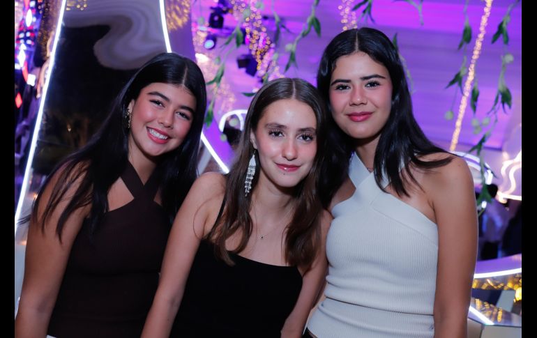 Miri Obregón, Karla Sofía López y Camila Hernández. GENTE BIEN JALISCO/ C. Jimeno