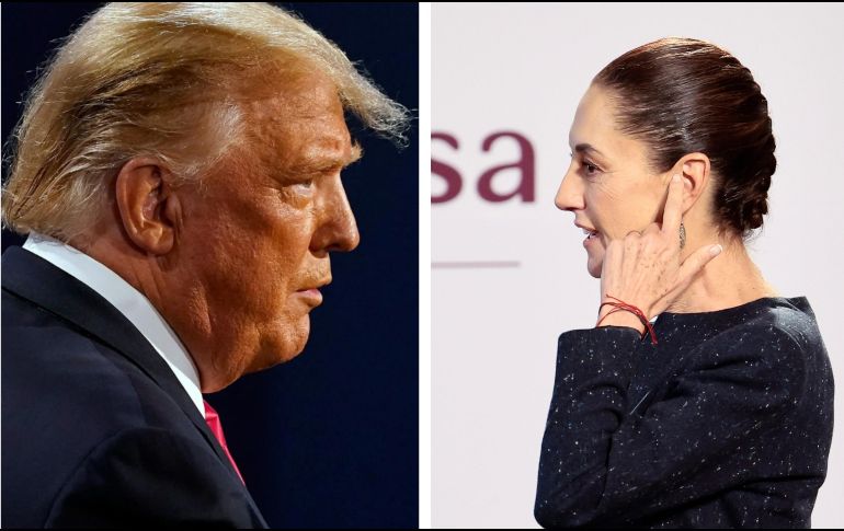 Algunos expertos tienen dudas de que Trump fuera a respetar a la primera mujer presidenta de México. EFE/ ARCHIVO/ SUN