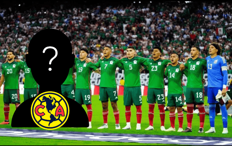 La Selección Mexicana dirigida actualmente por Javier Aguirre podría convocar a este mediocampista del América que busca que se concrete su naturalización. EL INFORMADOR/ ARCHIVO/ CANVA