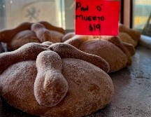 Típico pan de muerto sabor naranja y espolvoreado con azúcar. ARCHIVO / EL INFORMADOR