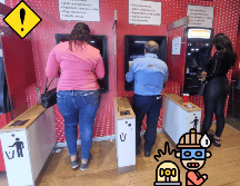 Personas en cajero automático. EL INFORMADOR / ARCHIVO