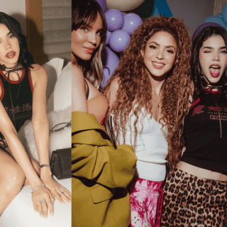 Así sería la colaboración entre Kenia Os, Belinda, Danna y Shakira