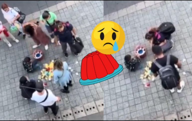 Tras la viralización del video, varios usuarios han señalado que esta es una técnica habitual y que todo está cuidadosamente orquestado para conseguir que la gente le entregue dinero al niño.  TIKTOK/Gallardo