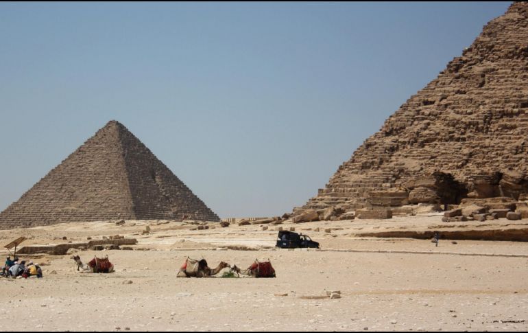 Pirámide de Guiza mide aproximadamente 140 metros de altura. EFE/ARCHIVO