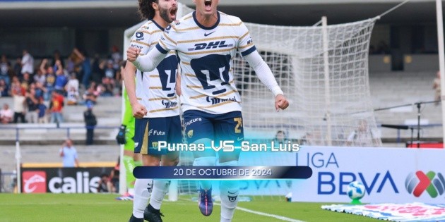 Pumas vs San Luis: EN VIVO, dónde ver el partido de la J12 del Apertura ...
