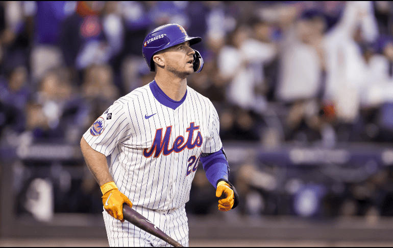 Pete Alonso pega cuadrangular de tres carreras y encabeza el ataque de Los Mets de Nueva York. EFE / CJ. Gunther