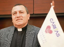 El presbítero José de Jesús Cortés encabeza las acciones de Cáritas. EL INFORMADOR/ H. Figueroa