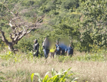 Con la ayuda de un dron equipado con una cámara térmica, elementos de Protección Civil y Bomberos de Tlajomulco localizaron a la familia. Protección Civil y Bomberos de Tlajomulco.