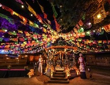 Este lunes se desarrolló un recorrido para medios de comunicación para conocer el avance del montaje, el cual se encuentra en un 93%, según compartió Tania Cortés, directora de Calaverandia, quien además resalta que el parque ha crecido en extensión. EL INFORMADOR / A. Navarro