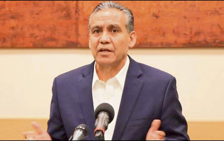 Magistrado Juan José Olvera, integrante del colectivo que inició ruedas de prensa diarias. ESPECIAL