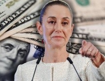 La Presidenta Sheinbaum reaccionó después de que el tipo de cambio cerró ayer lunes en 19.98 pesos por dólar, uno de sus niveles más altos del año. ESPECIAL, EFE / I. Esquivel
