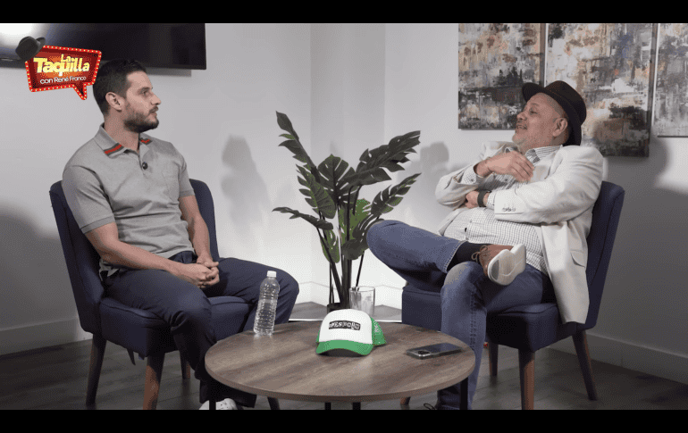 La esperada entrevista de Adrián Marcelo por René Franco no fue lo que muchos usuarios esperaban. ESPECIAL / YouTube La Taquilla, con René Franco