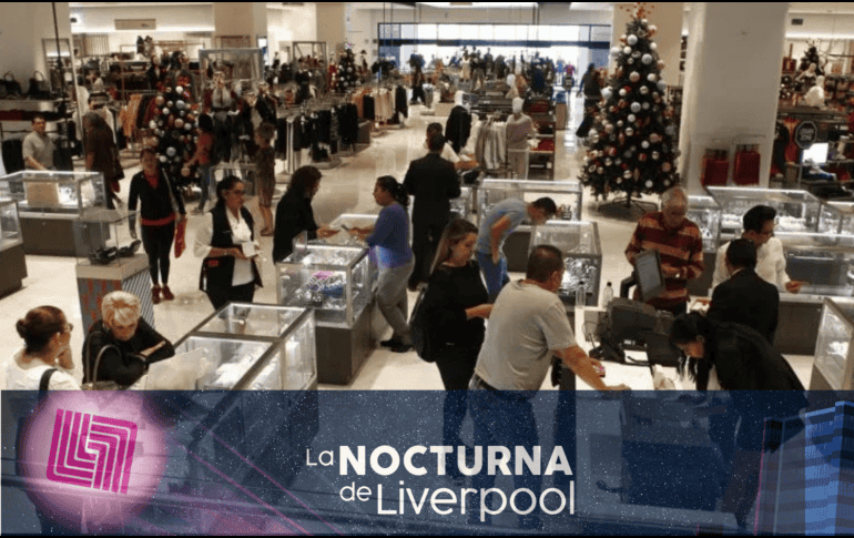 Por lo general, Liverpool organiza cuatro Ventas Nocturnas al año, que suelen coincidir con importantes fechas. EL INFORMADOR/ARCHIVO
