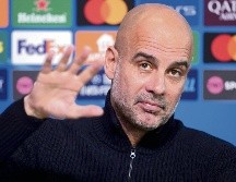 Pep Guardiola espera tener un equipo competitivo hoy. AP