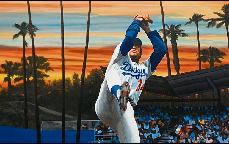 En diversos puntos de Los Ángeles hay murales dedicados a la figura de Valenzuela, quien marcó toda una época en la ciudad californiana. EL INFORMADOR/ A. Navarro